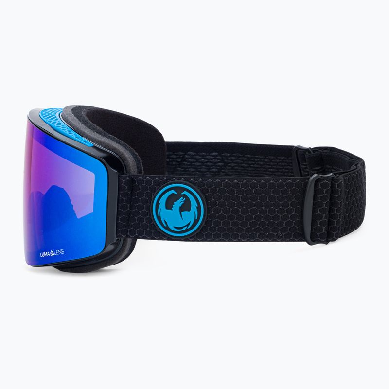 Gogle narciarskie DRAGON PXV split/lumalens blue ion/lumalens amber 38280/6534003 5