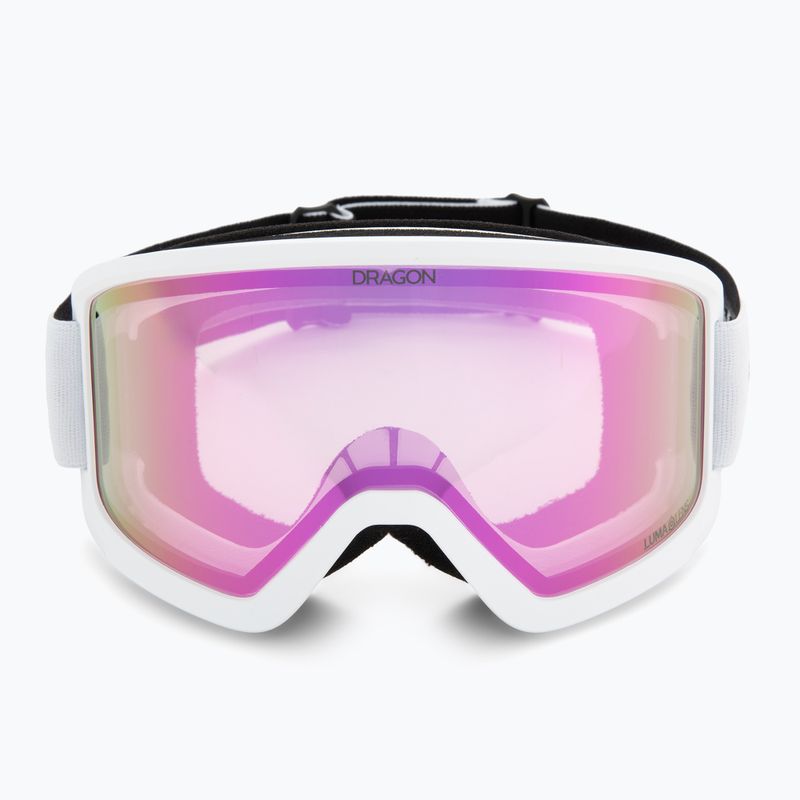 Gogle narciarskie Dragon DX3 OTG white/lumalens pink ion 2