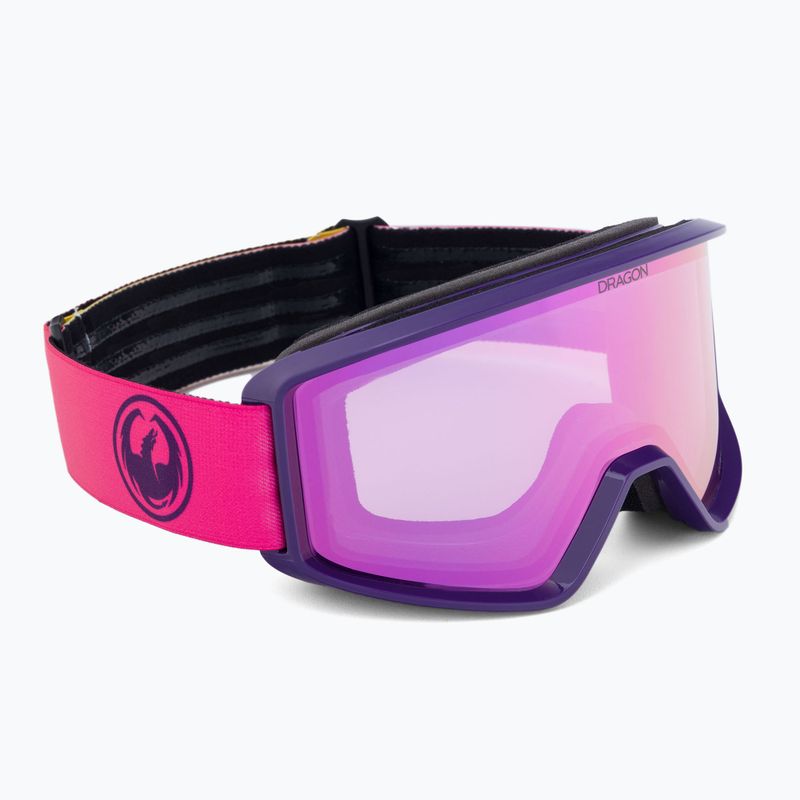 Gogle narciarskie DRAGON DXT OTG fade lite/lumalens pink ion