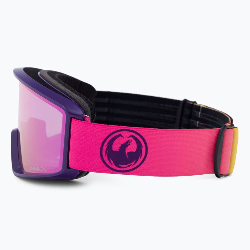 Gogle narciarskie DRAGON DXT OTG fade lite/lumalens pink ion 4