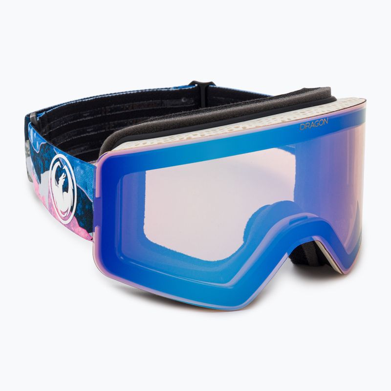 Gogle narciarskie DRAGON R1 OTG mountain bliss/lumalens flash blue/lumalens dark smoke DRG110/6331429 2
