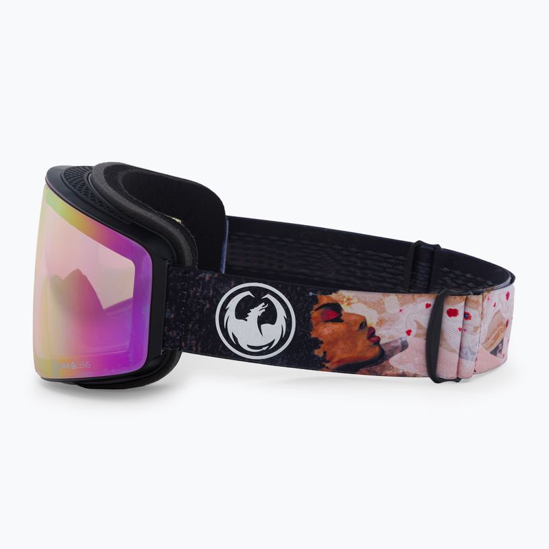 Gogle narciarskie DRAGON PXV dennis renalter/lumalens pink ion/lumalens dark smoke 38280/6534232 5
