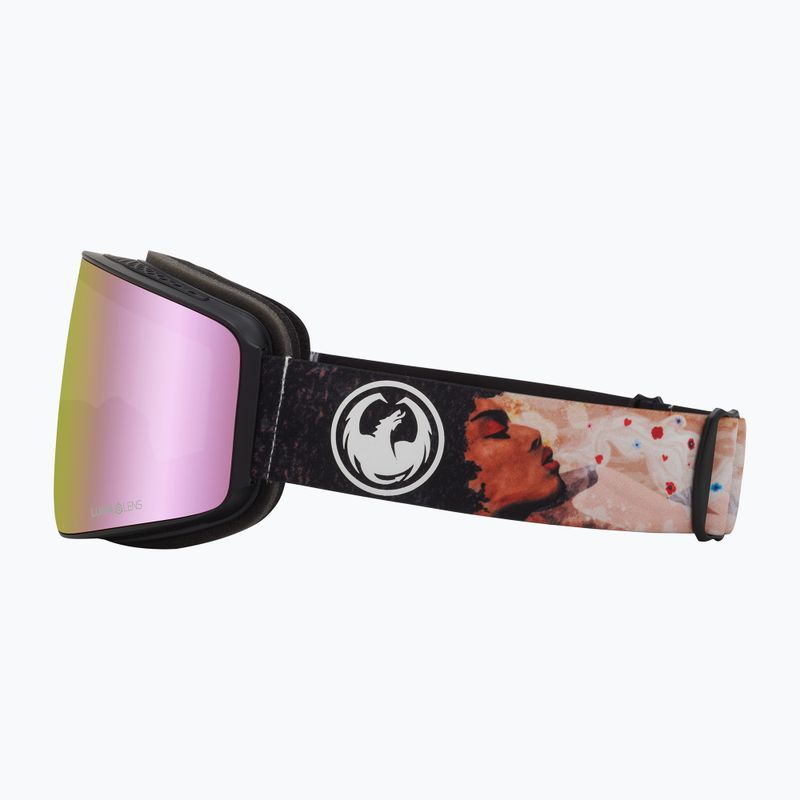 Gogle narciarskie DRAGON PXV dennis renalter/lumalens pink ion/lumalens dark smoke 38280/6534232 8