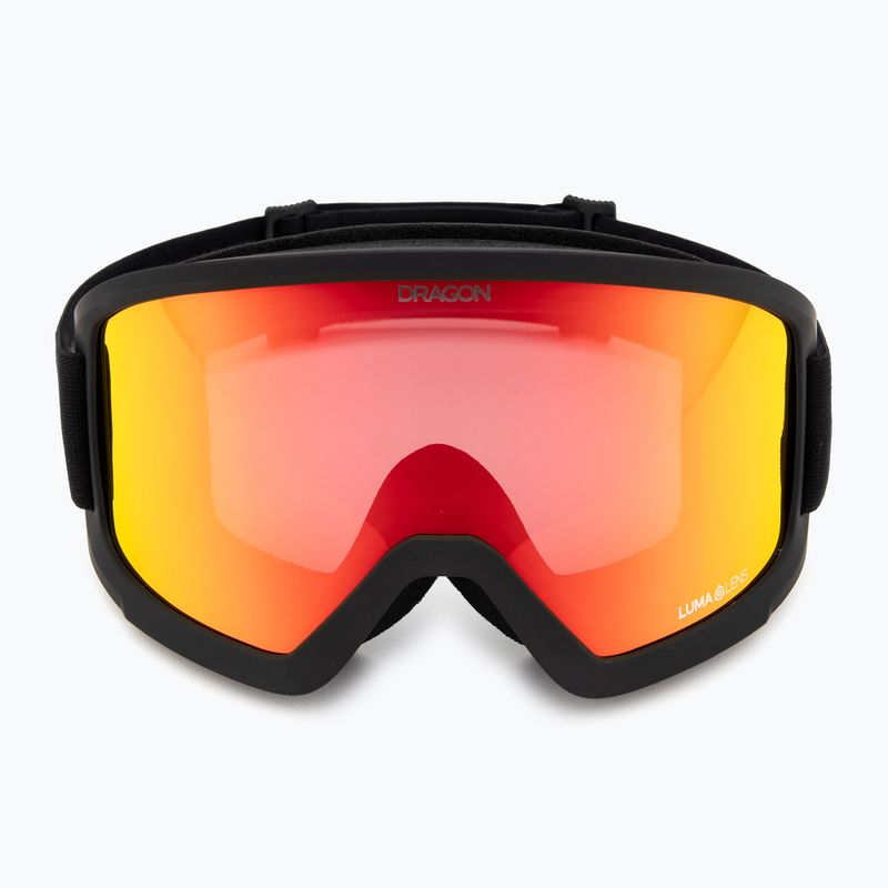 Gogle narciarskie DRAGON DX3 L OTG black/lumalens red ion 2