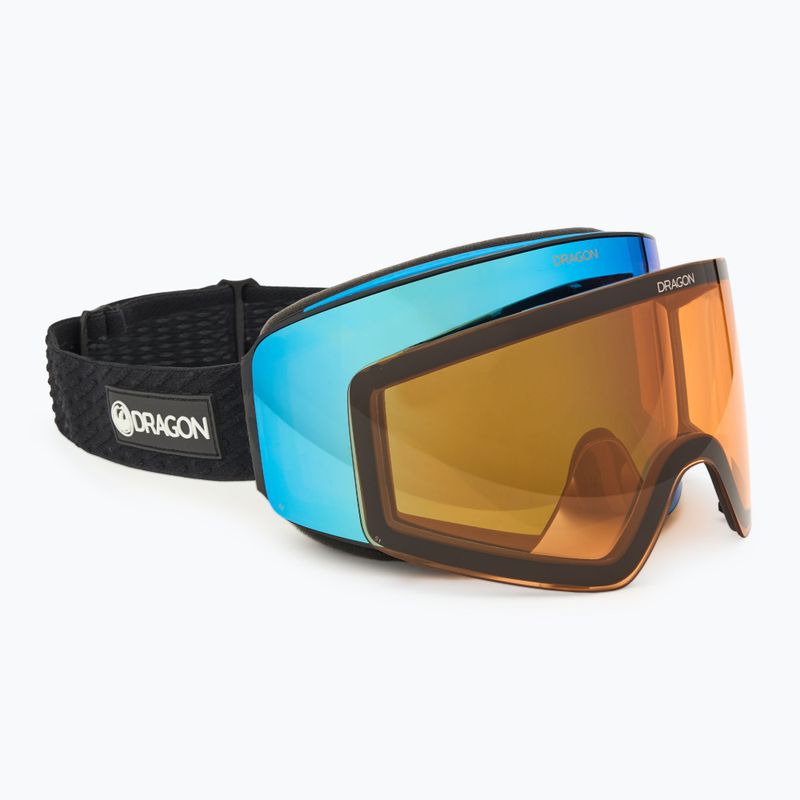 Gogle narciarskie DRAGON PXV icon blue/lumalens blue ion+lumalens amber