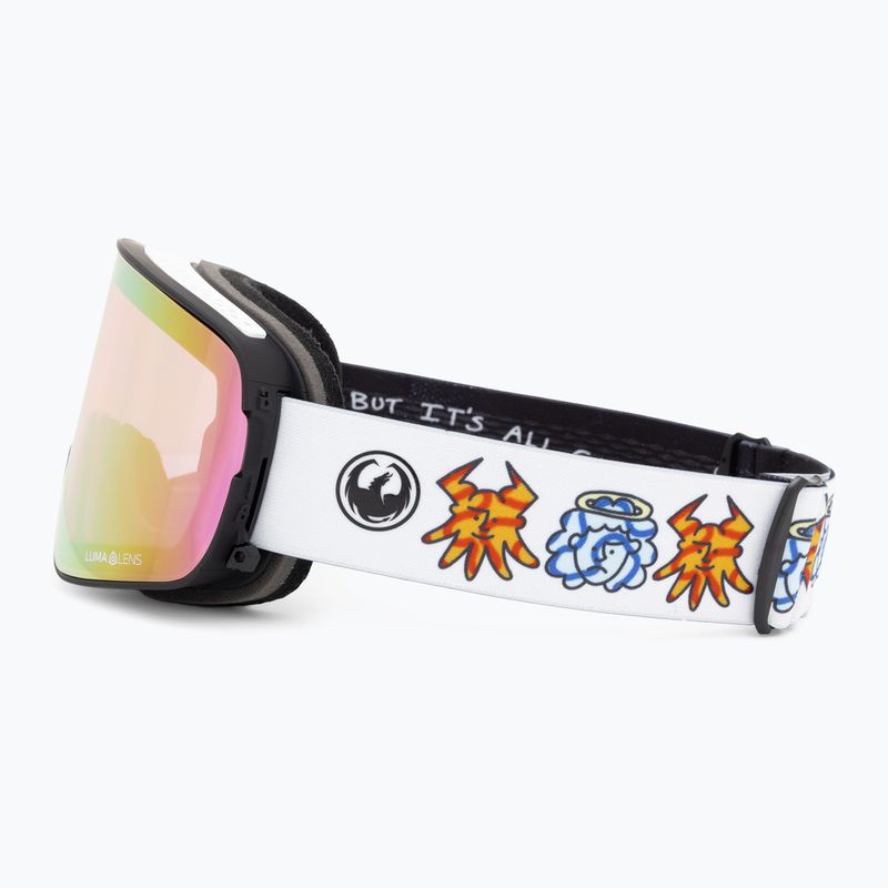 Gogle narciarskie DRAGON NFX2 forest bailey signature/lumalens pink ion/midnight 5