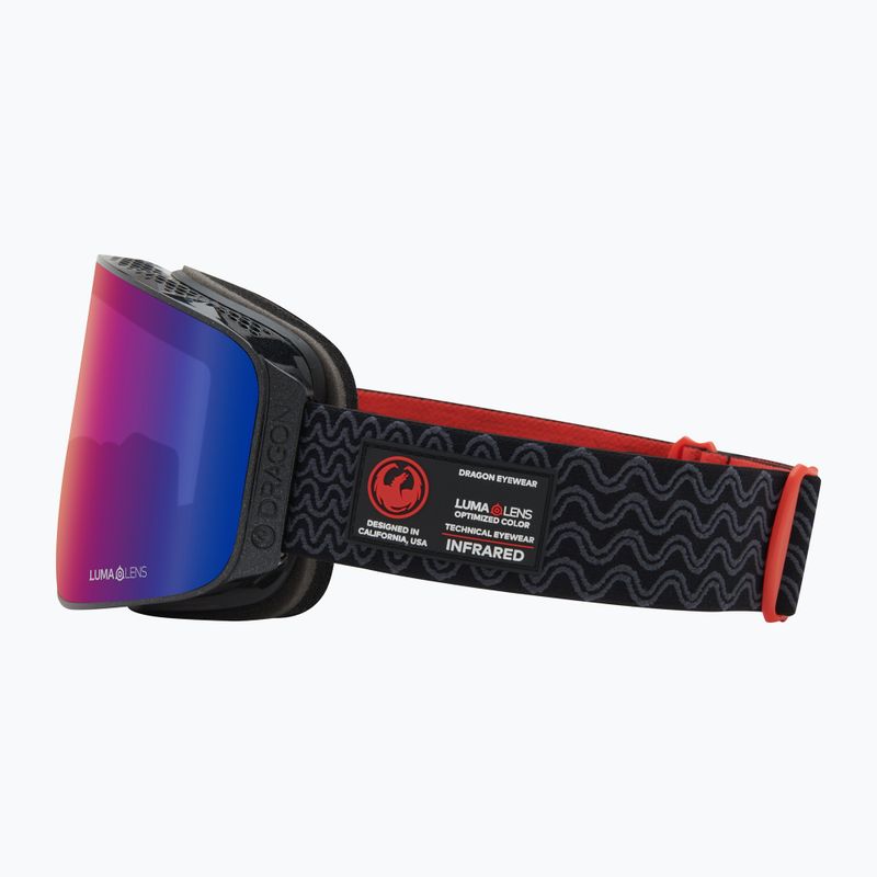 Gogle narciarskie DRAGON NFX MAG OTG obsidian/lumalens solace ir/violet 9