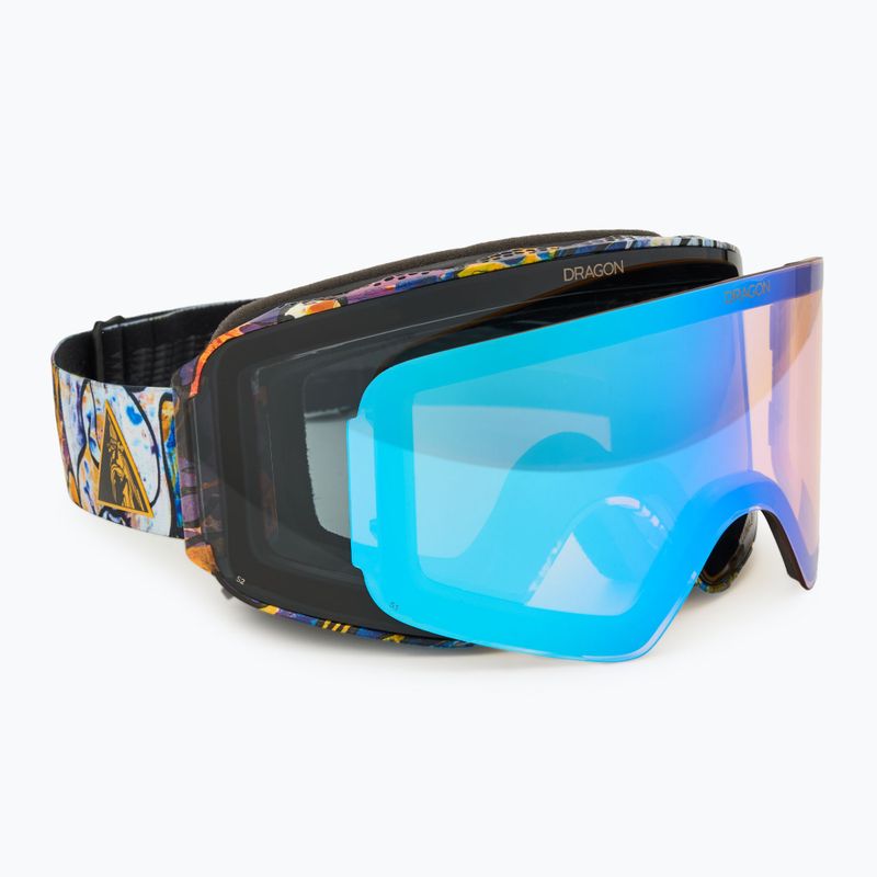Gogle narciarskie DRAGON NFX MAG OTG chris benchetler24/lumalens dark smoke+lumalens flash blue