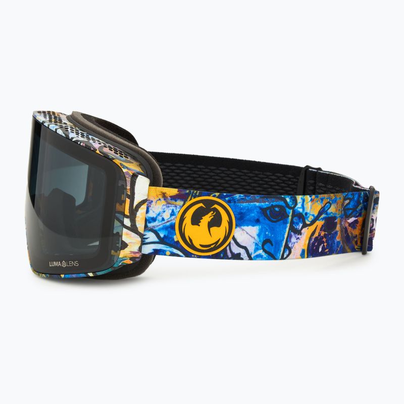 Gogle narciarskie DRAGON NFX MAG OTG chris benchetler24/lumalens dark smoke+lumalens flash blue 5
