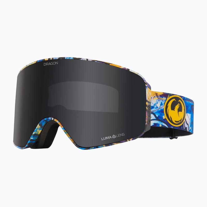 Gogle narciarskie DRAGON NFX MAG OTG chris benchetler24/lumalens dark smoke+lumalens flash blue 6