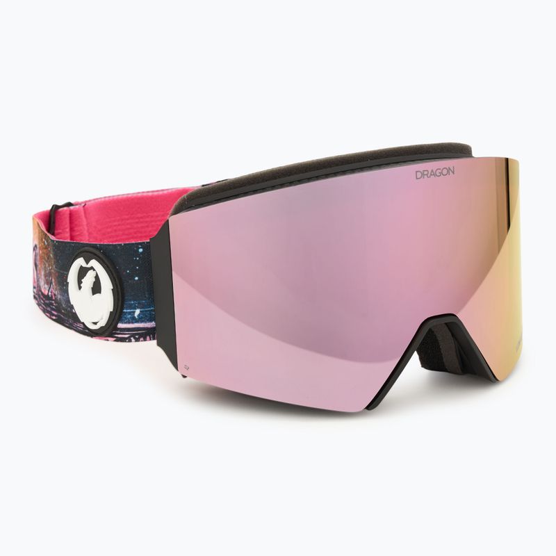 Gogle narciarskie DRAGON RVX MAG OTG bryan iguchi24/lumalens rose gold ion+midnight 2