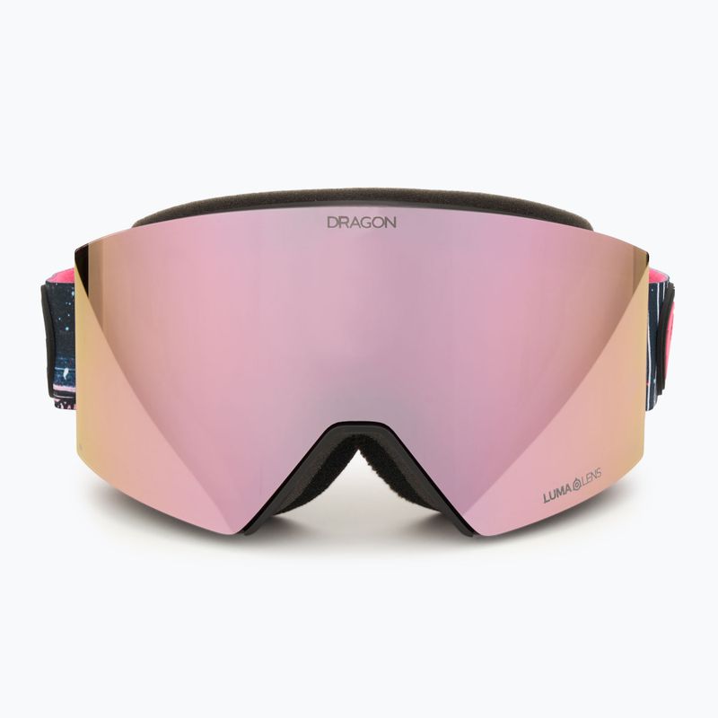 Gogle narciarskie DRAGON RVX MAG OTG bryan iguchi24/lumalens rose gold ion+midnight 3