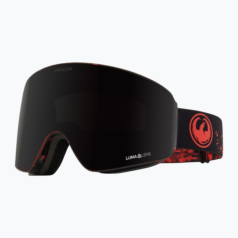 Gogle narciarskie DRAGON PXV kaiju/lumalens midnight+lumalens light rose 6