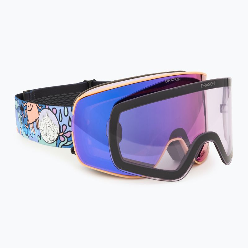 Gogle narciarskie DRAGON NFX2 fasani24/lumalens purple ion+lumalens violet