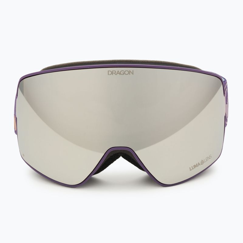 Gogle narciarskie DRAGON NFX2 deep plum/lumalens silver ion+lumalens voilet 3
