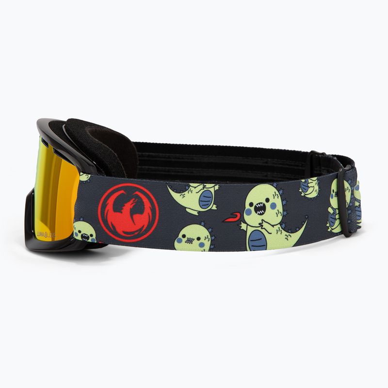 Gogle narciarskie dziecięce Dragon LIL D lil kaiju/lumalens red ion 4