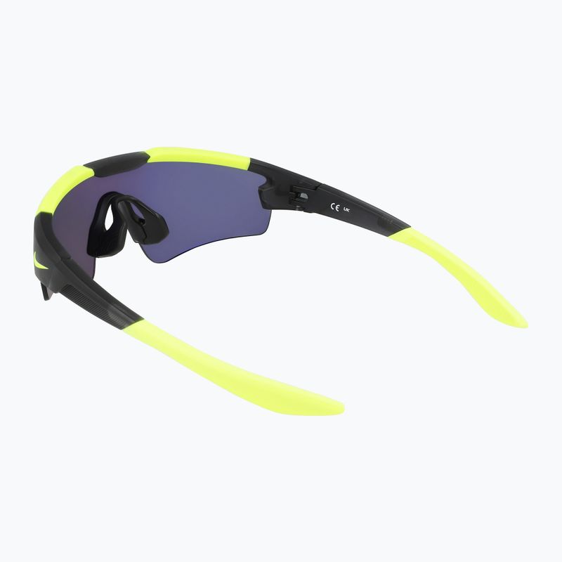 Okulary przeciwsłoneczne dziecięce Nike Cloak matte anthracite/ chrome mirror 5