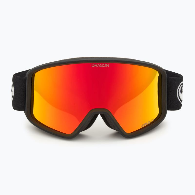 Gogle narciarskie DRAGON DXT OTG black/lumalens red ion 2