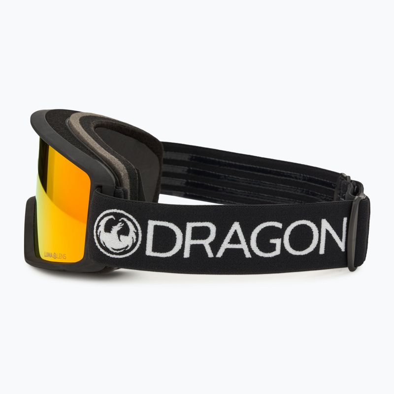 Gogle narciarskie DRAGON DXT OTG black/lumalens red ion 4