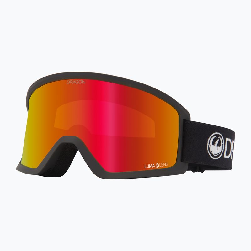 Gogle narciarskie DRAGON DXT OTG black/lumalens red ion 5