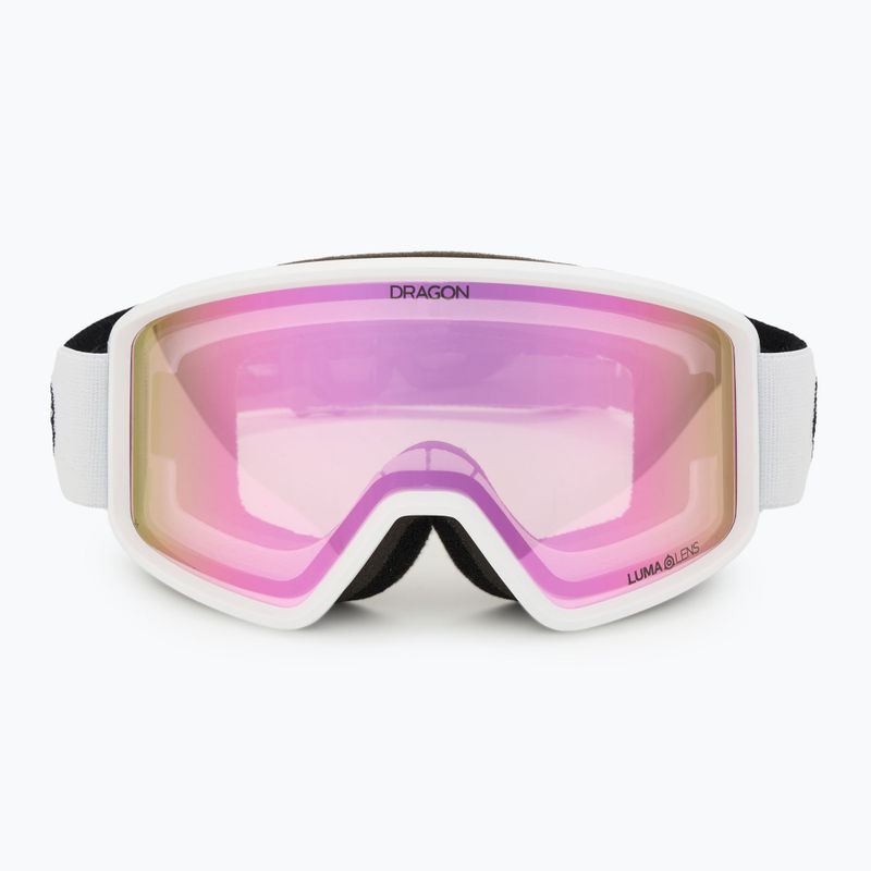 Gogle narciarskie DRAGON DXT OTG white/lumalens pink ion 2