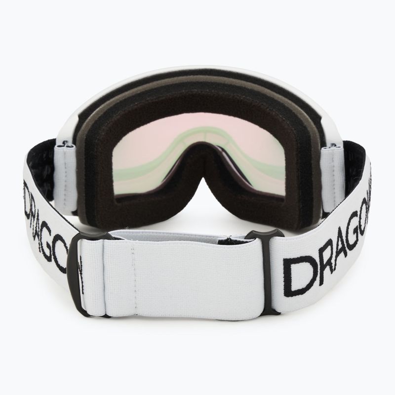 Gogle narciarskie DRAGON DXT OTG white/lumalens pink ion 3
