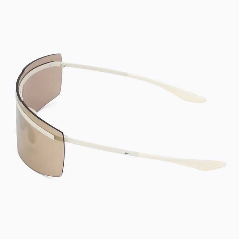 Okulary przeciwsłoneczne Nike Echo Shield M matte coconut milk/gold mirror 4