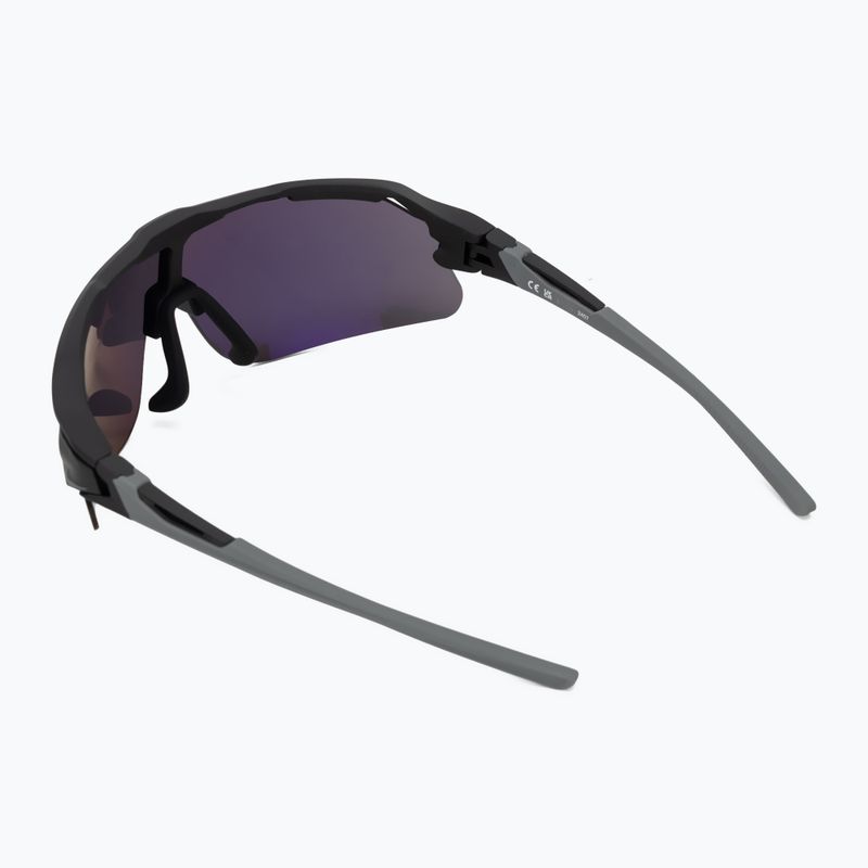 Okulary przeciwsłoneczne Nike Flyfree Shield matte black/grey/ll orange 3