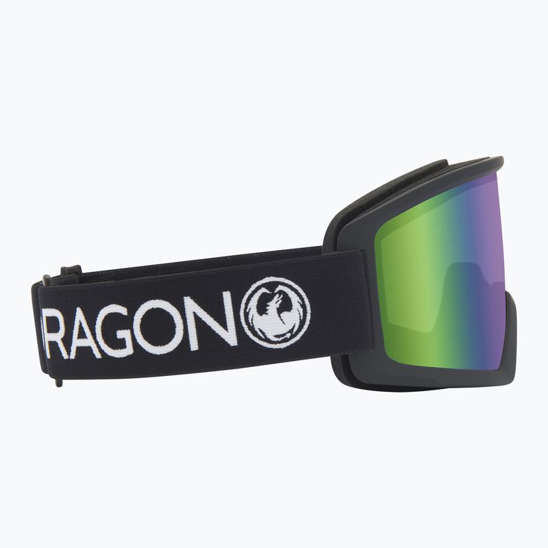 Gogle narciarskie DRAGON DX3 L OTG black/lumalens green ion 4