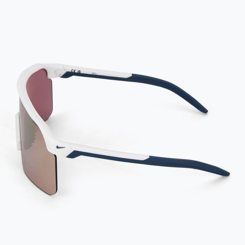 Okulary przeciwsłoneczne Nike Expedition Shield E matte summit white/ road chrome mirror 4