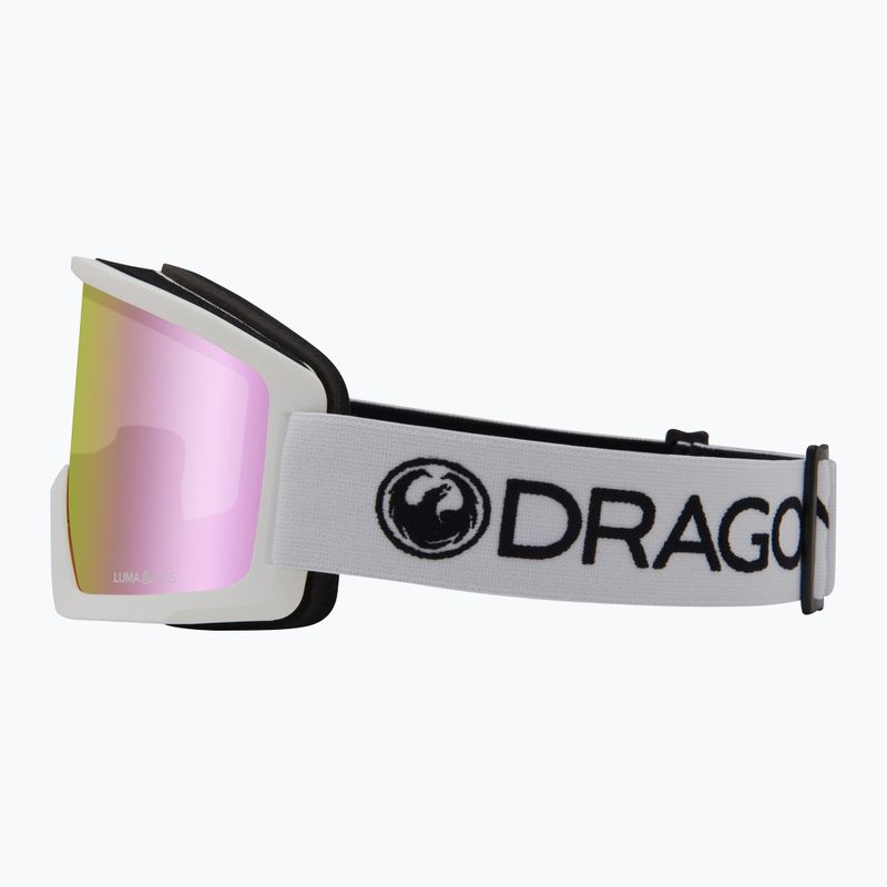 Gogle narciarskie DRAGON DX3 OTG white/lumalens pink ion 3