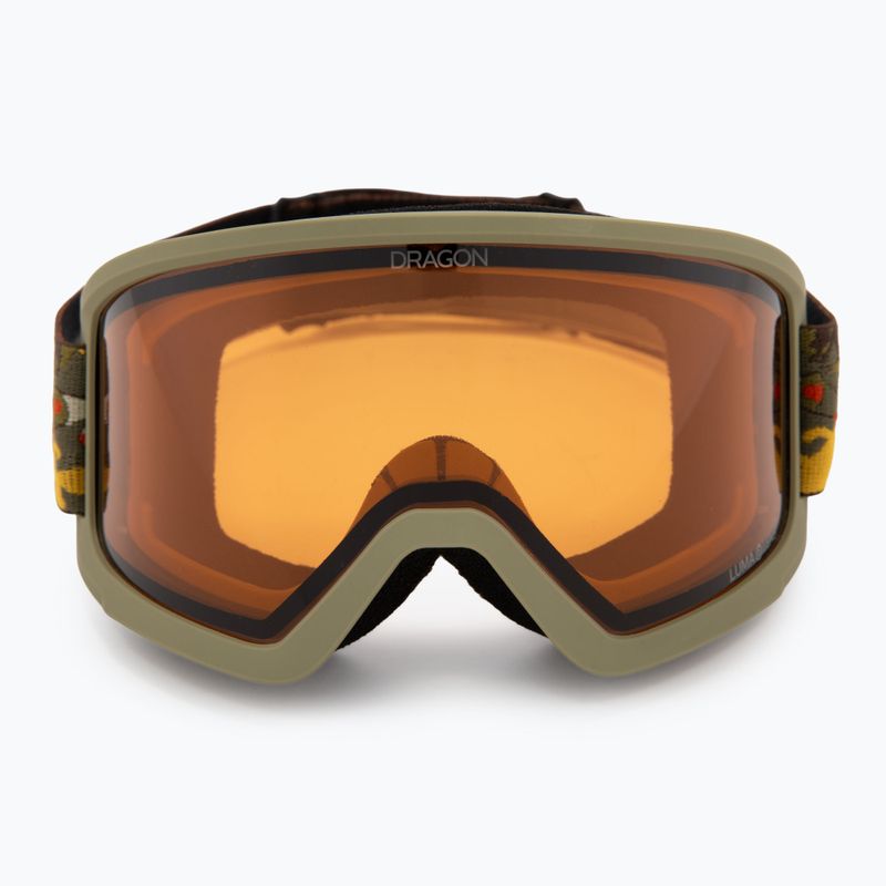 Gogle narciarskie DRAGON DX3 OTG leafy camo/lumalens amber 2