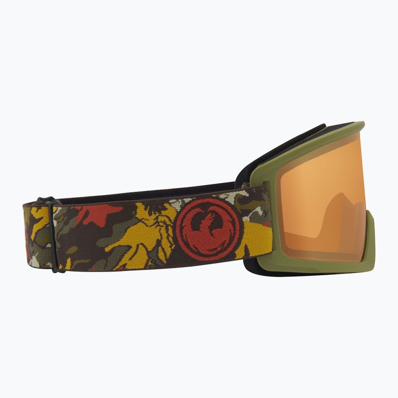 Gogle narciarskie DRAGON DX3 OTG leafy camo/lumalens amber 4