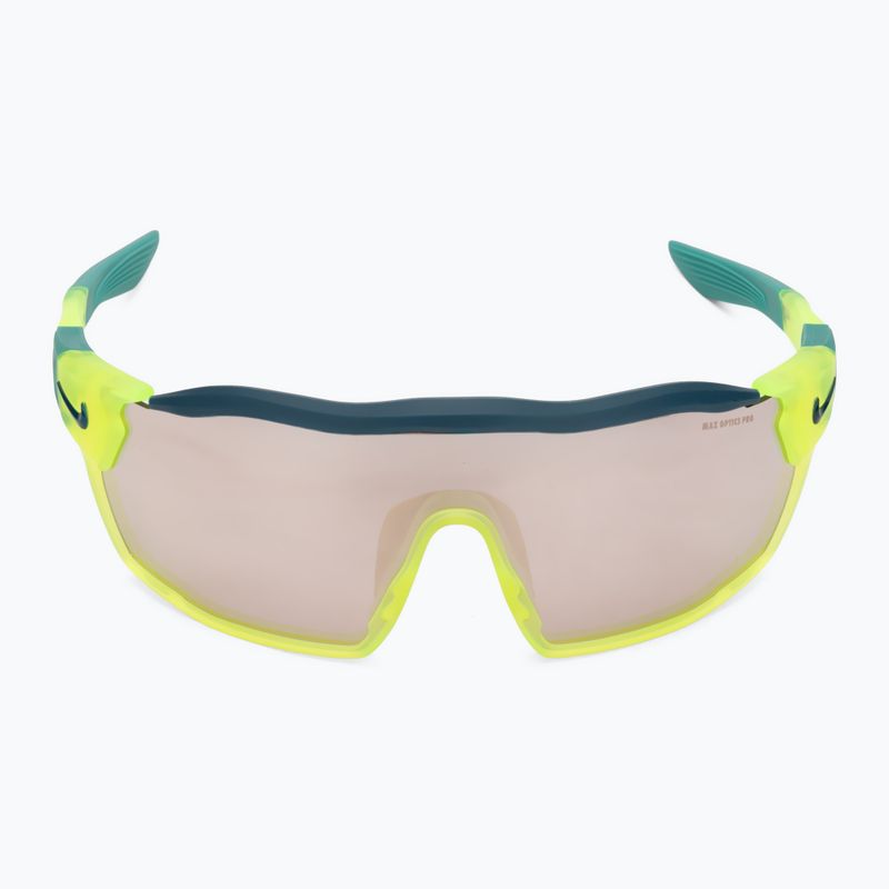 Okulary przeciwsłoneczne Nike Show X Rush matte volt/chrome mirror 3