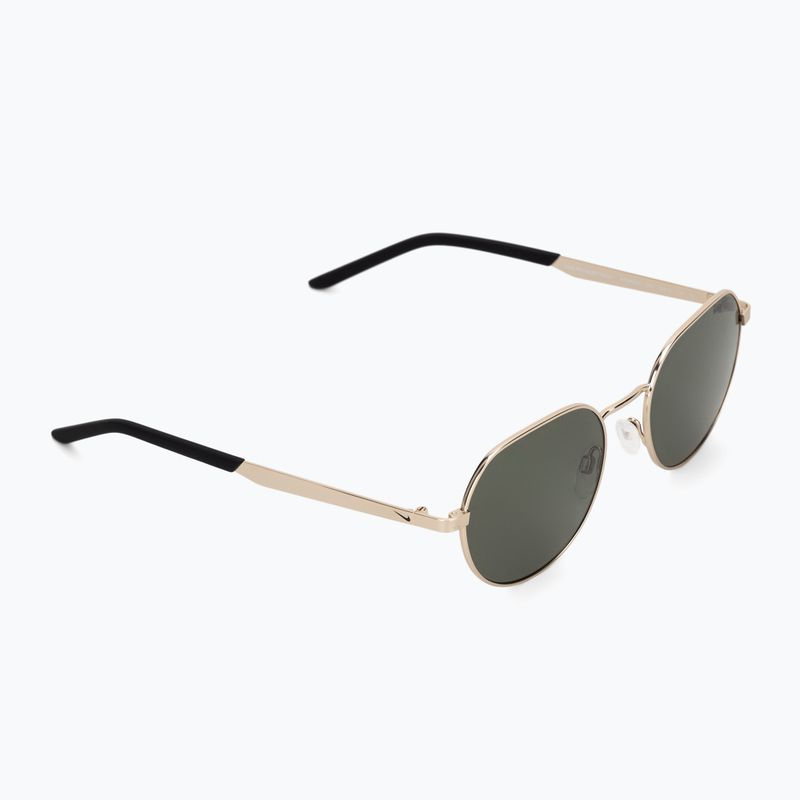 Okulary przeciwsłoneczne Nike Traveler Trend satin gold/green