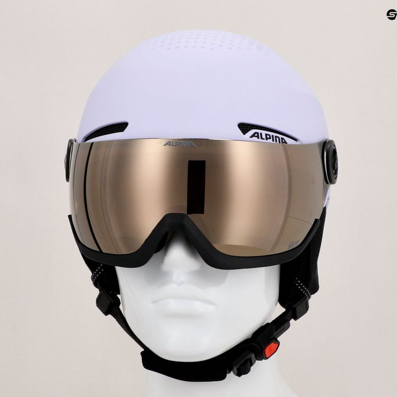 Kask narciarski Alpina Arber Visor Q-Lite lilac matt 7