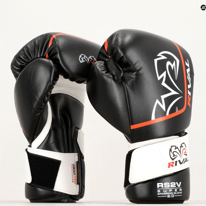 Rękawice bokserskie Rival Super Sparring 2.0 black 14