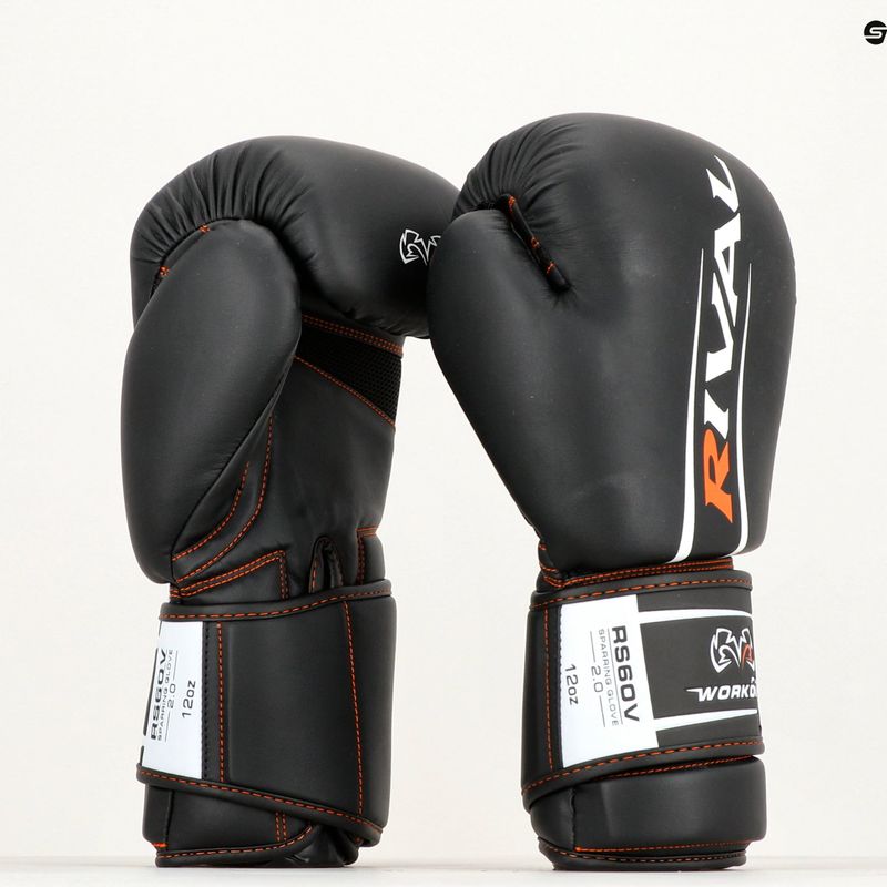 Rękawice bokserskie Rival Workout Sparring 2.0 black 10