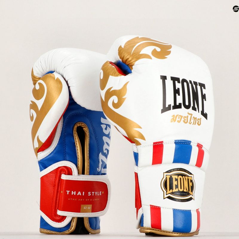 Rękawice bokserskie LEONE 1947 Thai Style white 16