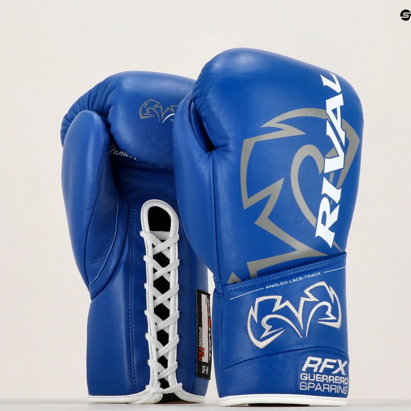 Rękawice bokserskie Rival RFX-Guerrero Sparring -SF-H blue 9