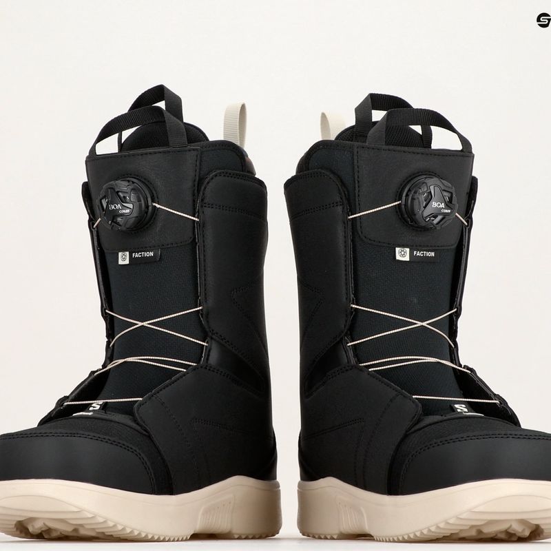 Buty snowboardowe męskie Salomon Faction Boa black/rainy day 11