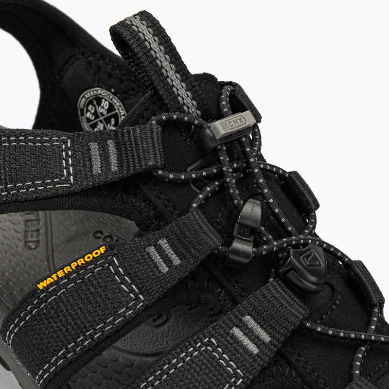 Sandały męskie KEEN Clearwater CNX black/gargoyle 8