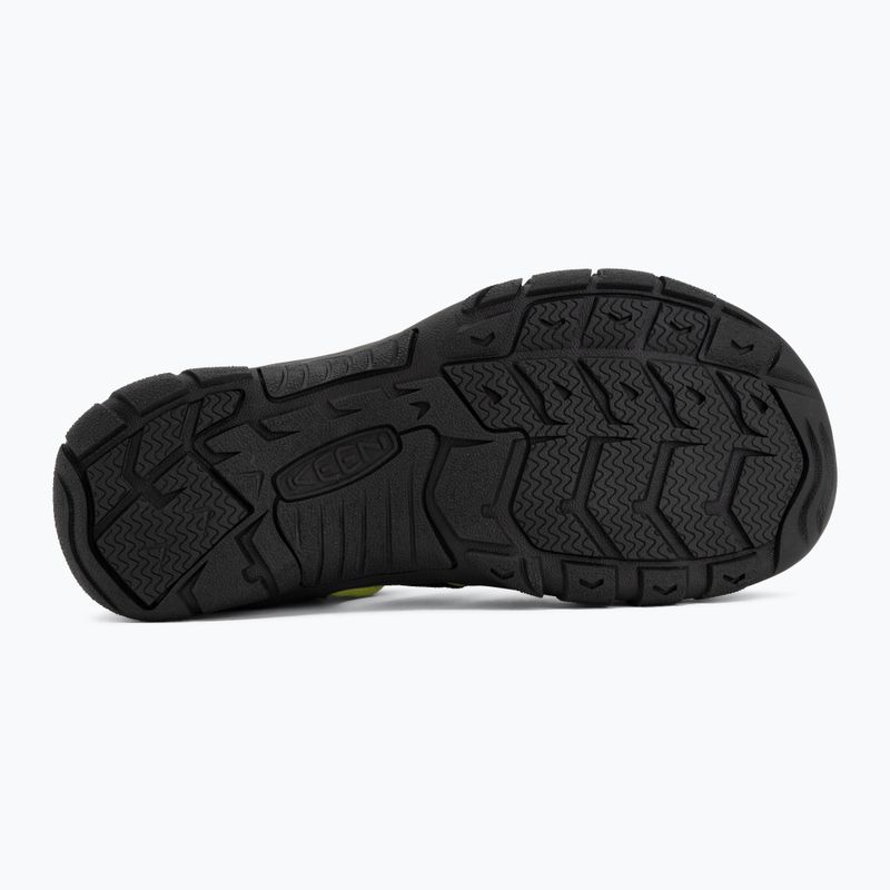 Sandały dziecięce KEEN Newport H2 black/lime green 4