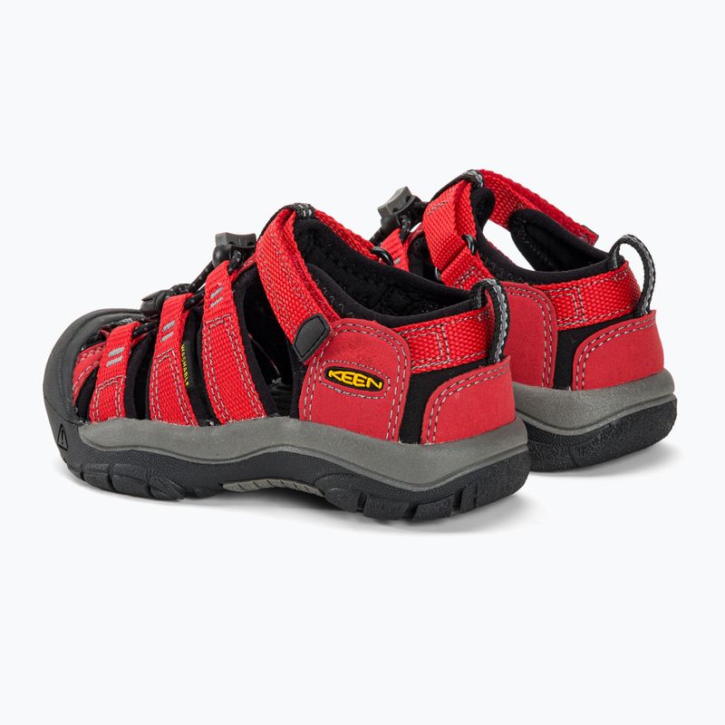 Sandały dziecięce KEEN Newport H2 ribbon red/gargoyle 3