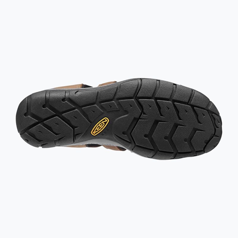 Sandały męskie KEEN Clearwater Cnx Leather dark earth/black 9