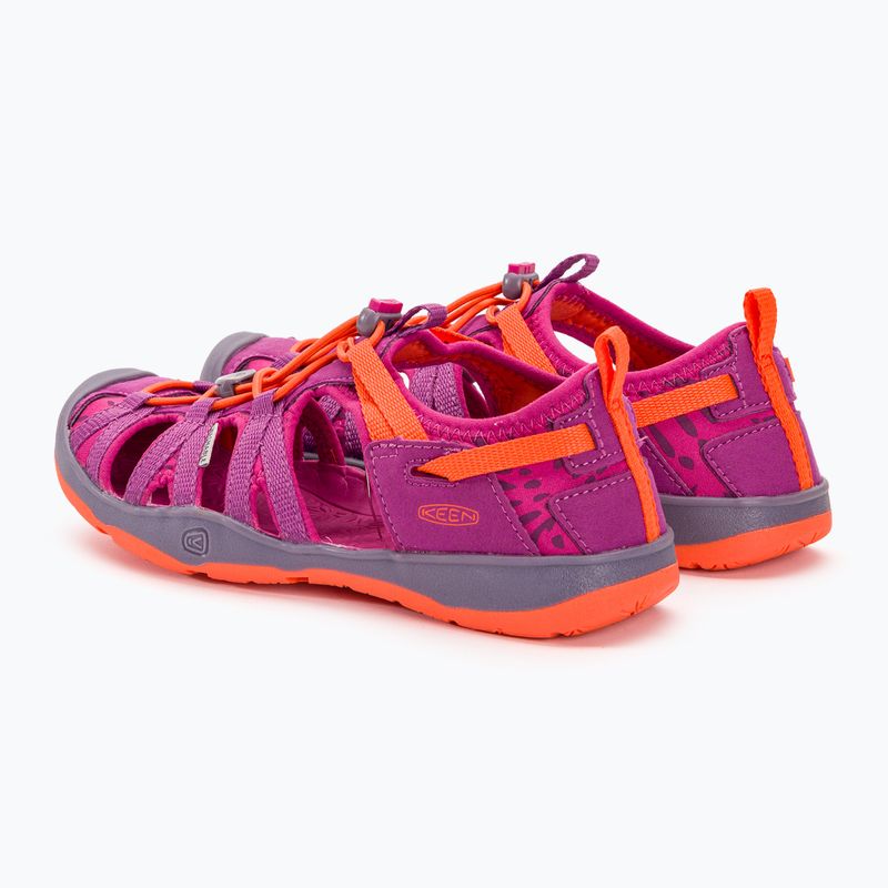 Sandały juniorskie KEEN Moxie purple wine/nasturtium 3