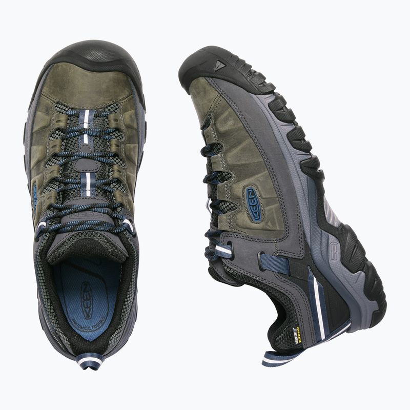 Buty trekkingowe męskie KEEN Targhee III WP steel grey/captains blue 13