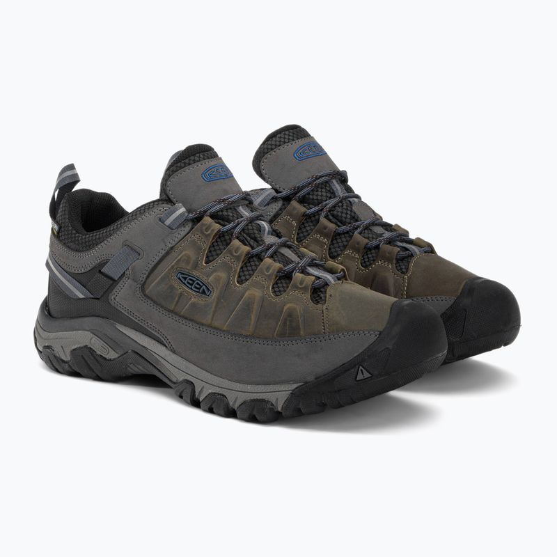 Buty trekkingowe męskie KEEN Targhee III WP steel grey/captains blue 4