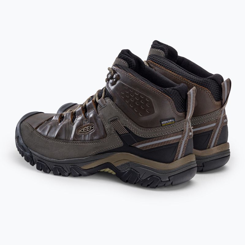 Buty trekkingowe męskie KEEN Targhee III Mid WP bungee cord/black 3