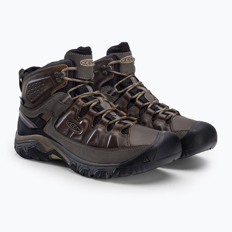 Buty trekkingowe męskie KEEN Targhee III Mid WP bungee cord/black 5